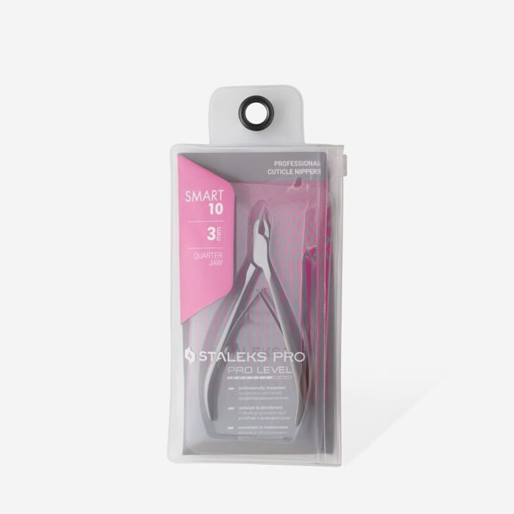 Professional cuticle nippers Staleks Pro Smart 10, 3 mm - Elegance Beauty