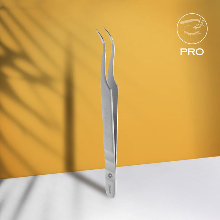 Professional eyelash tweezers Staleks Pro Expert 41 Type 1 - Elegance Beauty