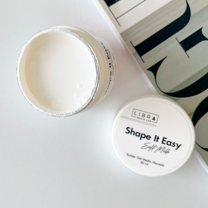 Shape It Easy - Soft Milk - Medium Viscosity Builder Gel - 30ml - Elegance Beauty