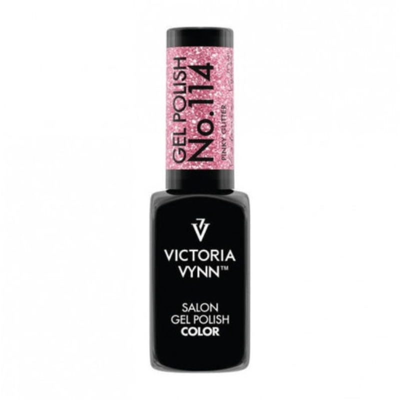 VICTORIA VYNN ™ Gel Polish No.114 Pinky Glitter - Elegance Beauty