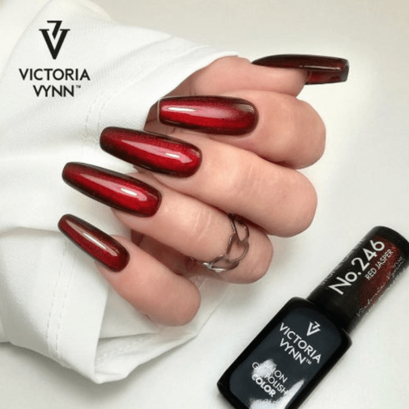 VICTORIA VYNN ™ Gel Polish No.246 STONE CAT EYE Red Jasper - Elegance Beauty
