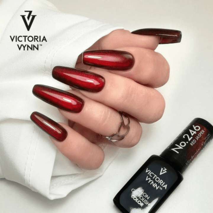 VICTORIA VYNN ™ Gel Polish No.246 STONE CAT EYE Red Jasper - Elegance Beauty
