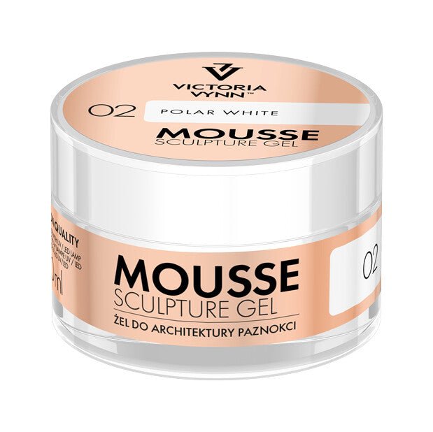 VICTORIA VYNN ™ Mousse Sculpture Gel No.02 Polar White / 15ml - Elegance Beauty