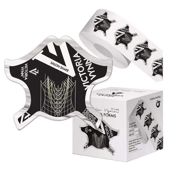 VICTORIA VYNN ™ Salon Nail Forms 400 pièces - Elegance Beauty